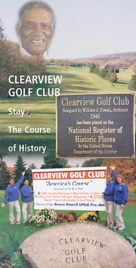 Clearview Golf Club, designed by William J. Powell in 1946 has been placed on the National Register of Historic Places.